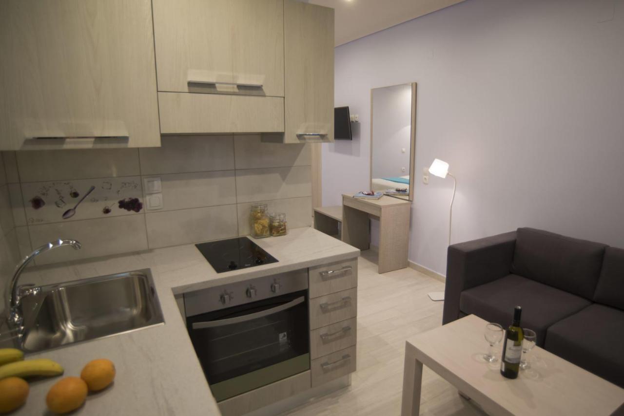 The Ionian View Aparthotel Ayios Nikitas Ruang foto